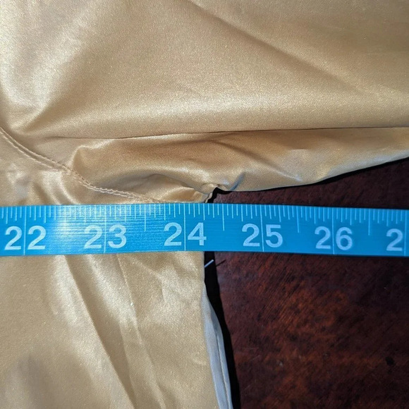 SERBIN - Sport Women's Trench Coat Rain Jacket Gold/yellow size Large - Picture 7 of 10